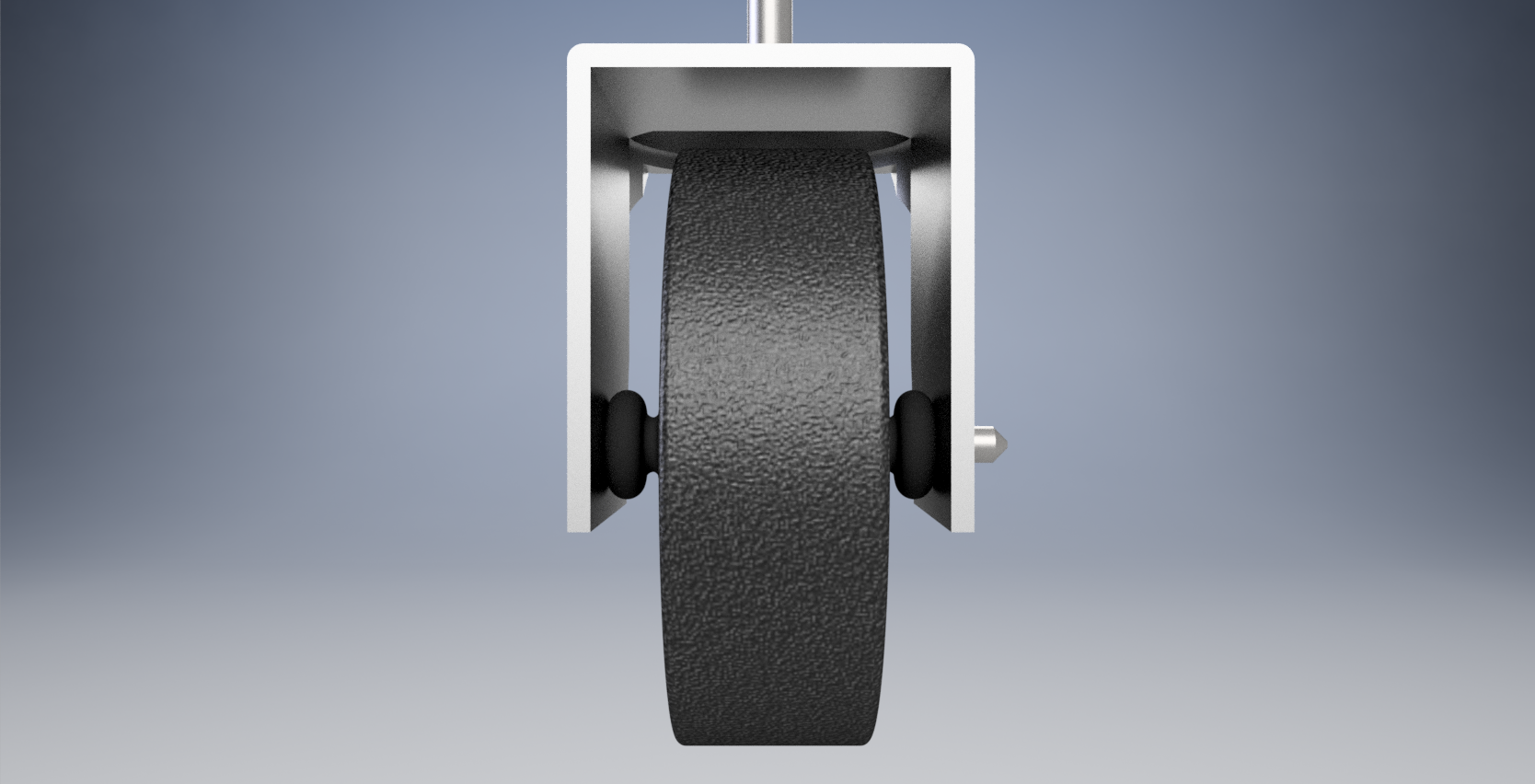 滚动脚轮- 4英寸